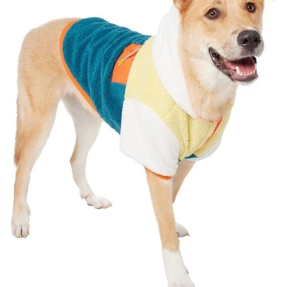 NWOT Frisco Colorblock Dog and Cat Hoodie Pocket Sz XXL - Picture 1 of 5